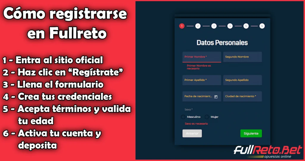 Registro en FullReto: paso a paso