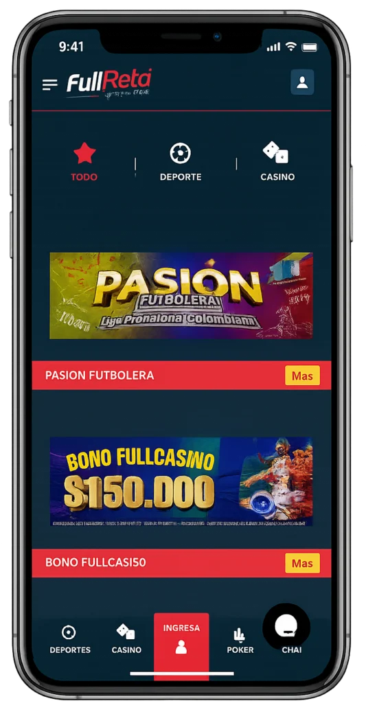 App de FullReto: juega desde cualquier lugar